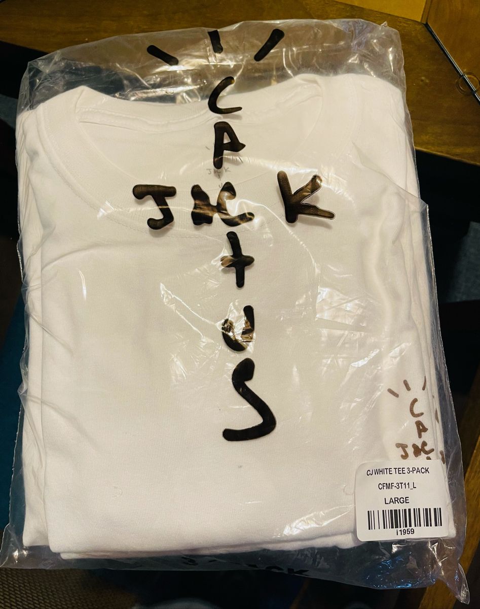 Camiseta Cactus Jack De Travis Scott X Mitchell & Ness - USC Trojans, Talla Regular, 100% Algodón