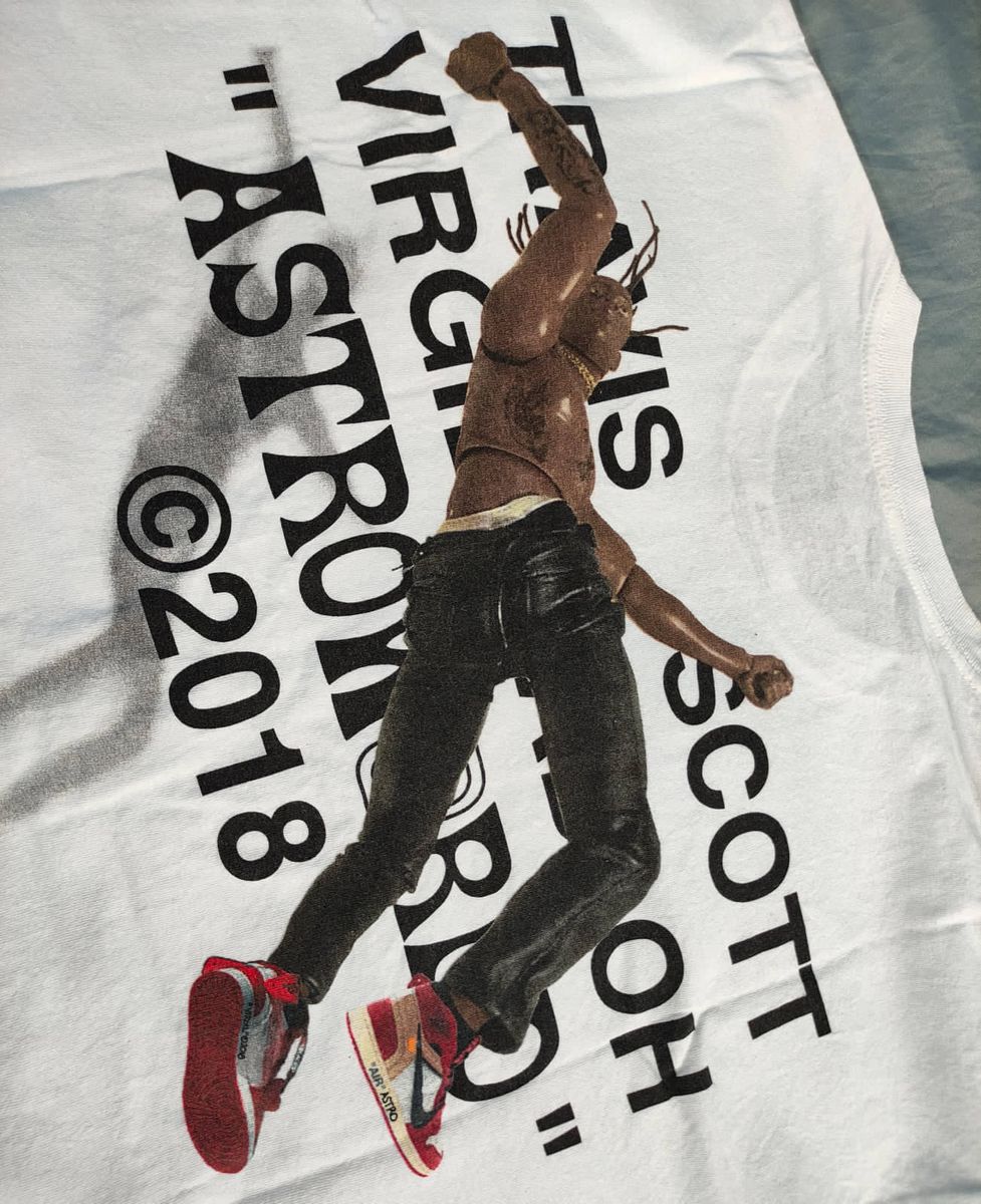 Camiseta Travis Scott X Virgil Abloh 
