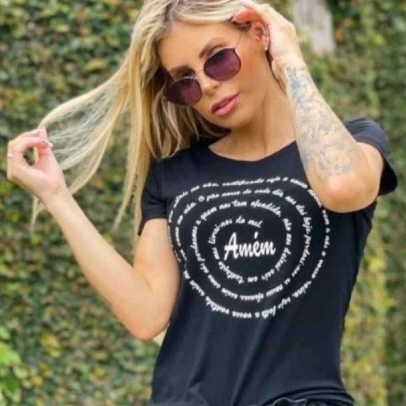 Camiseta deals cristã feminina