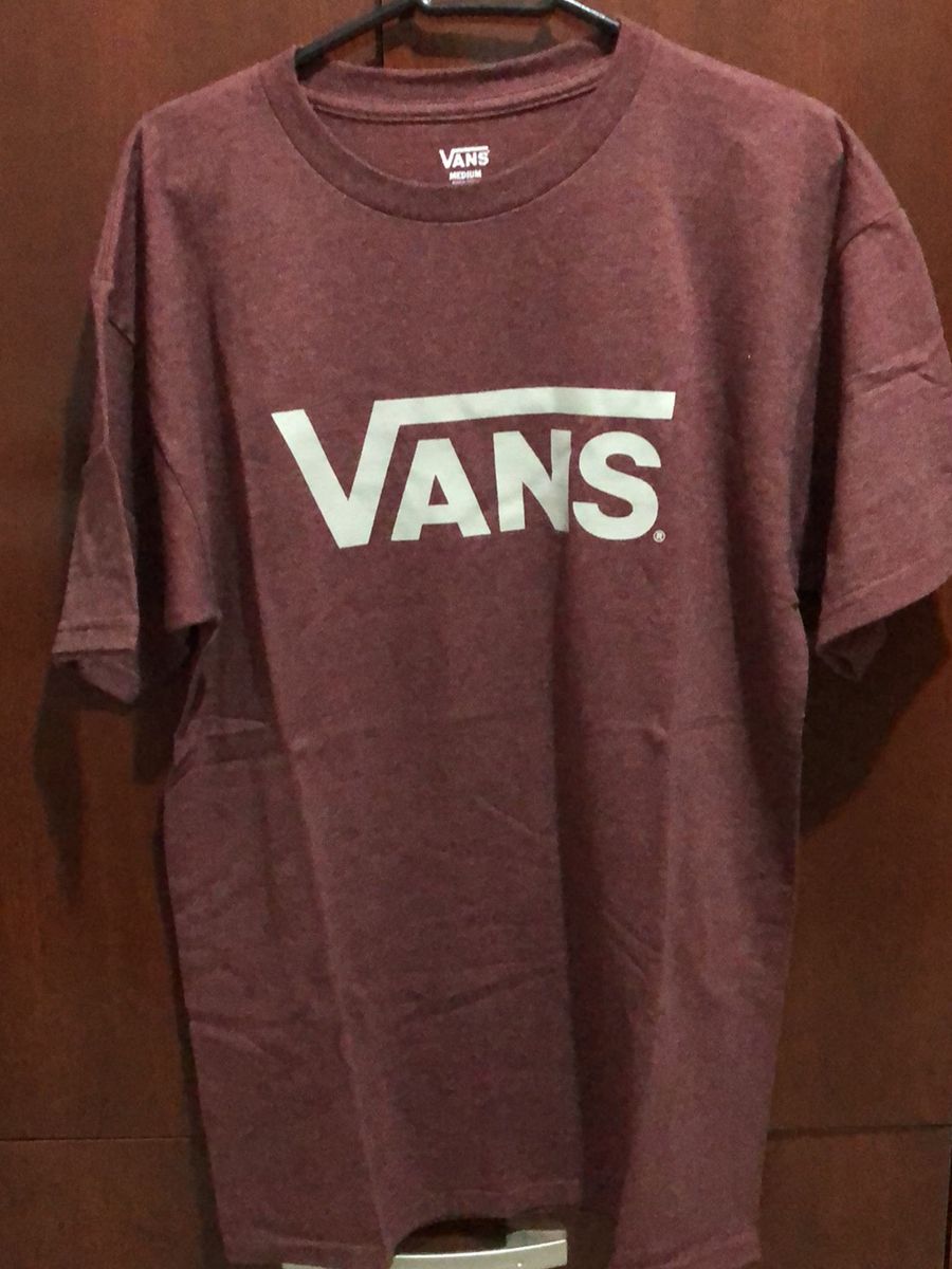 camisa vans vermelha