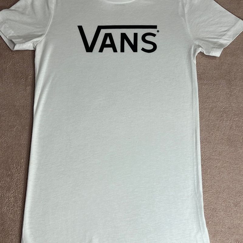 Camiseta vans sales branca feminina