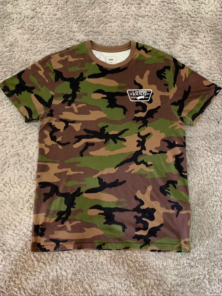 camisa camuflada vans
