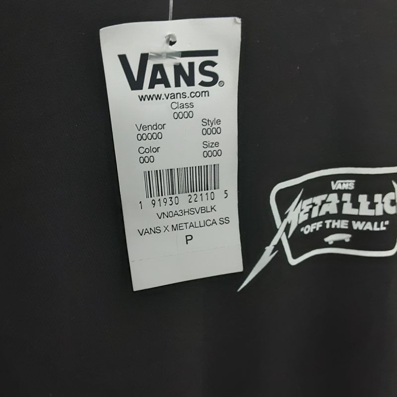 Etiqueta vans hot sale