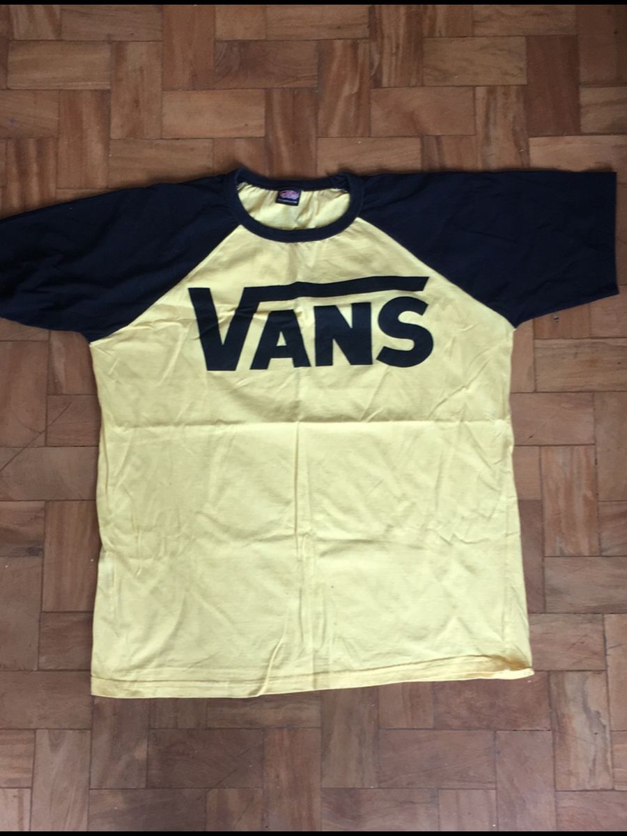 camiseta vans amarela