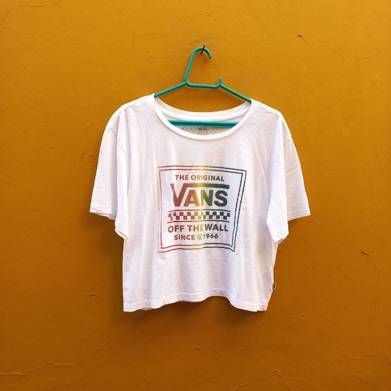 Camisa Vans Feminina Blusa Da Vans Branca Vans Camiseta Feminina