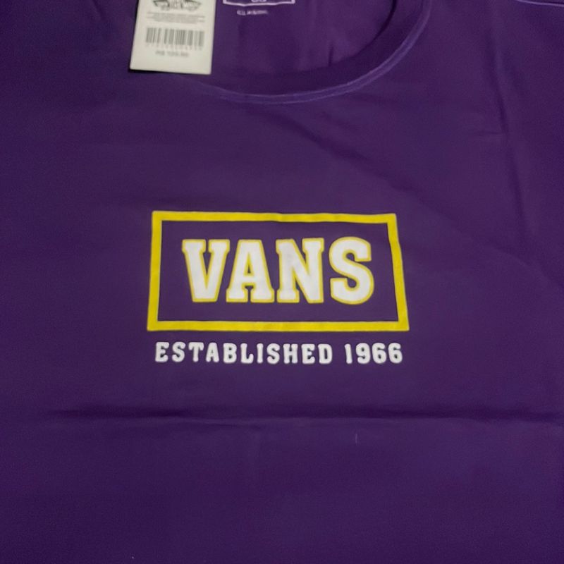 Camiseta 2024 vans roxa