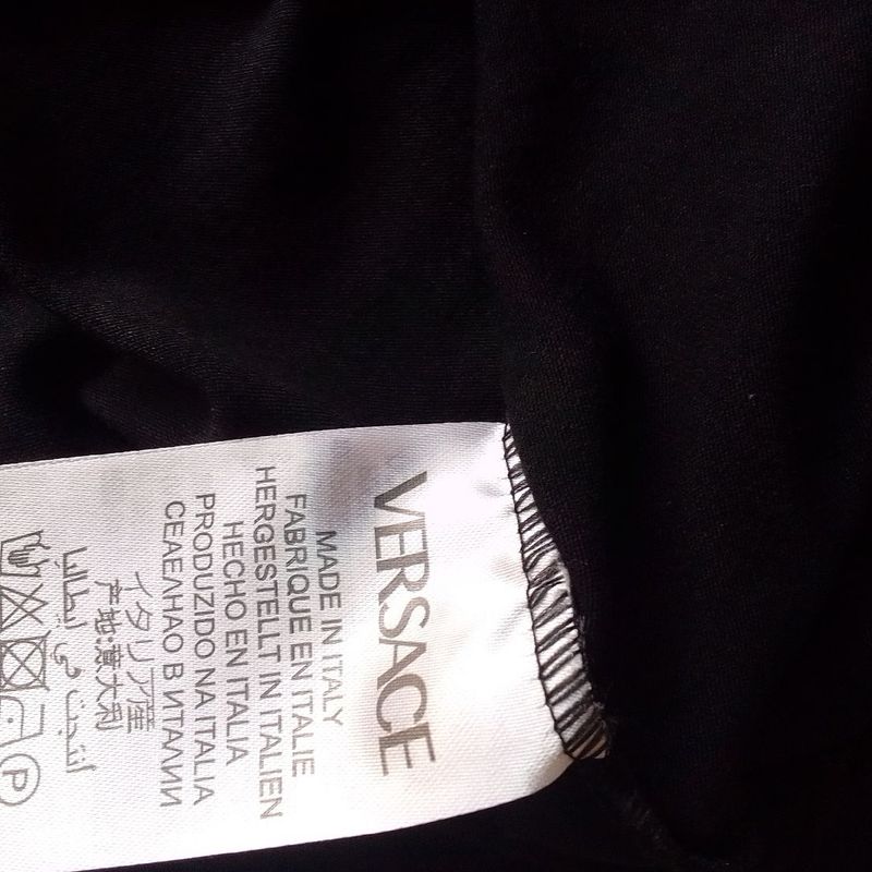 Camiseta Versace Masculina Preta Edição Limitada L Original Camiseta  Masculina Versace Nunca Usado 96891295 enjoei