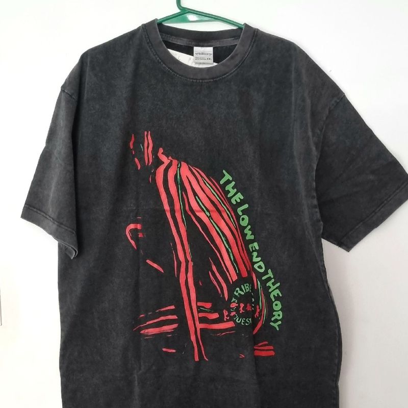 Camiseta Vintage a Tribe Called Quest Rap Estonada Nova