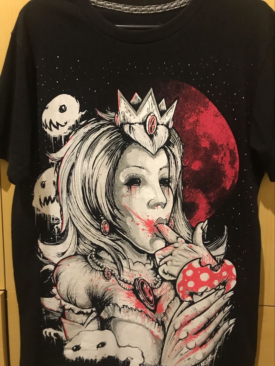 Camiseta Vomit3d Princess Peach | Camiseta Masculina Vomit3d Usado ...