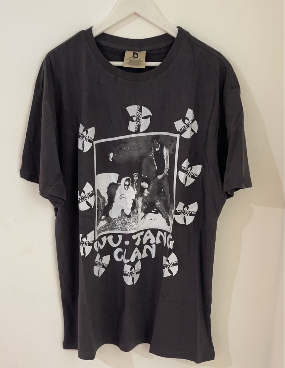 Camiseta Oficial Del Clan Wu-Tang - Logotipo Clásico, Algodón Preencogido, Ajuste Estándar