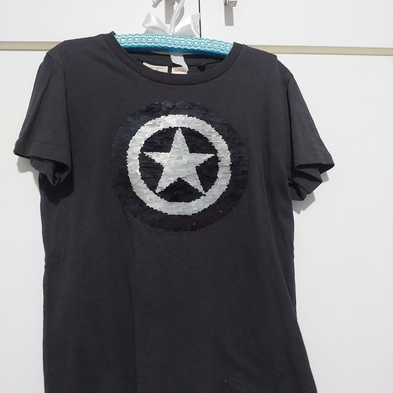 Camiseta capitán américa online zara