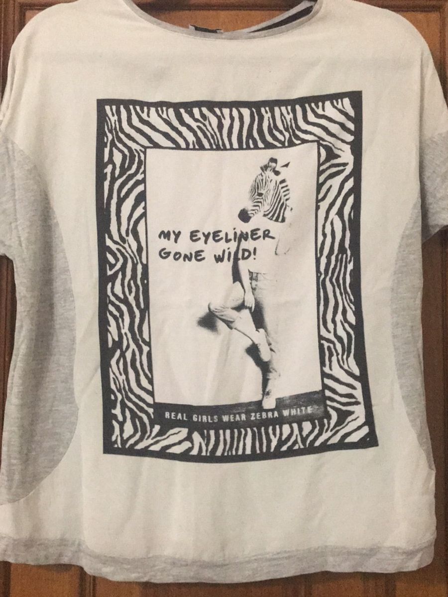 camiseta zebra zara - camisetas zara