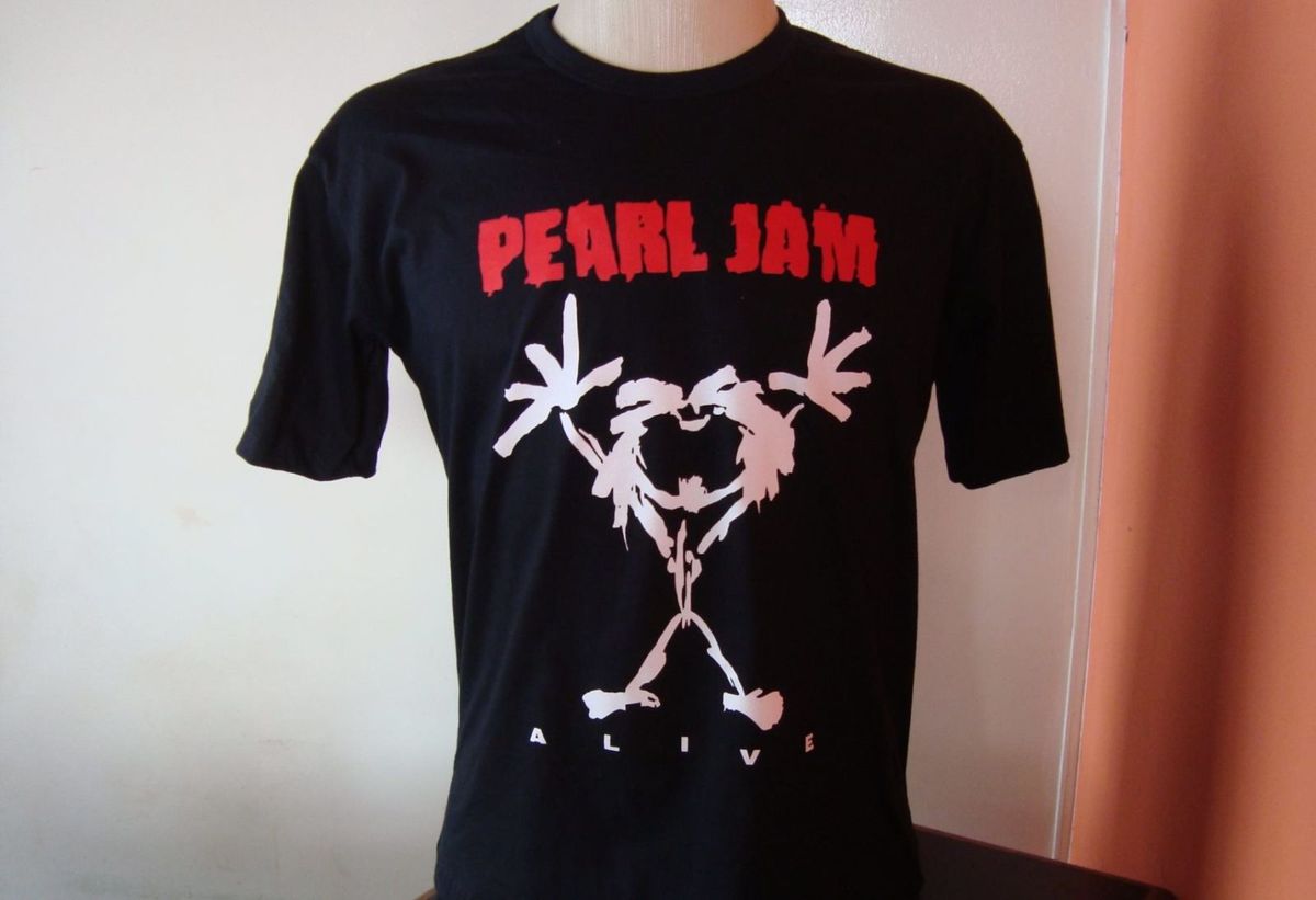 camisas de banda de rock masculina