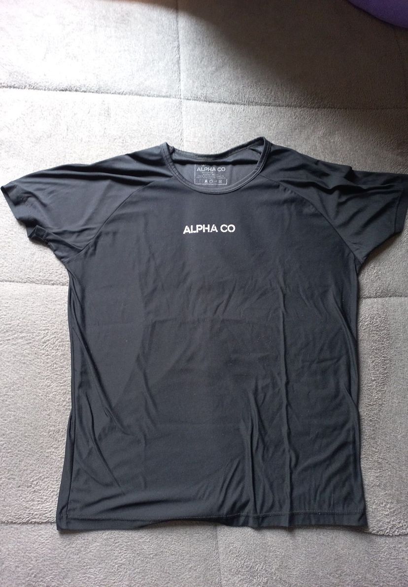 Camisetas de Treino Alpha Co | Camisa Masculina Alpha Co Usado ...