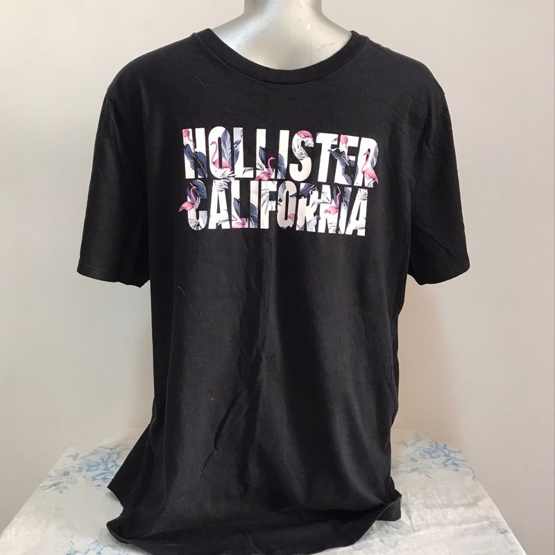 Camisetas Hollister Floral Usadas - Unidade, Camiseta Masculina Hollister  Usado 77742293