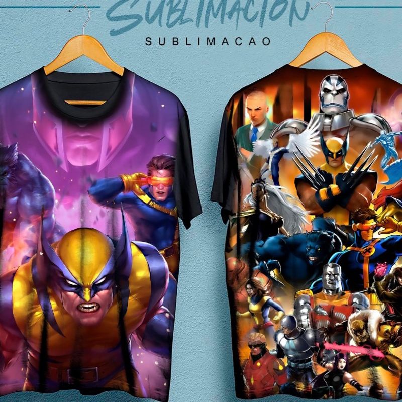 Camisetas Sublimadas Super Herois Camiseta Masculina Top Silk Nunca Usado 61450612 enjoei