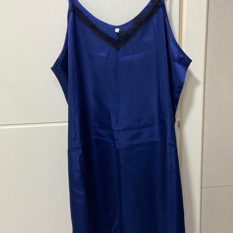 Vestido 2024 camisola cetim