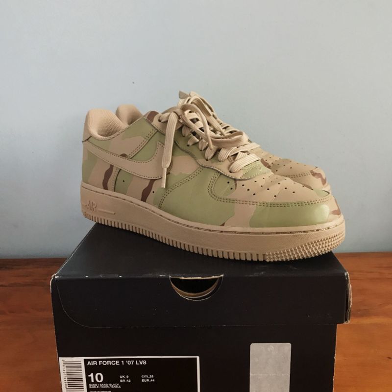 T锚nis nike air force 1 outlet '07 lv8 masculino camuflado