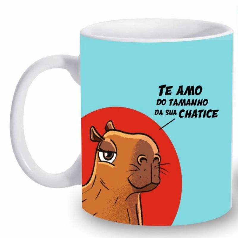 as canequinhas de capi mais fofinhas!! #capivara #capybara #caneca