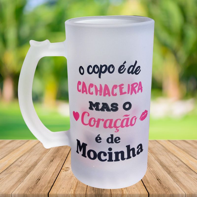 Caneca De Chopp Personalizada Vidro - Arte Personalizada