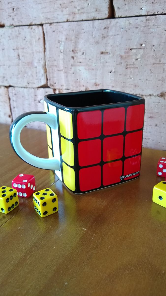 Caneca Cubo Mágico Canequinha Nunca Usado enjoei