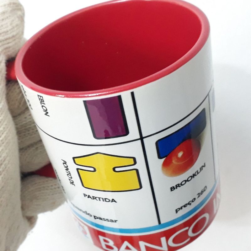 Caneca Personalizada Banco Imobiliário Estrela em Louça