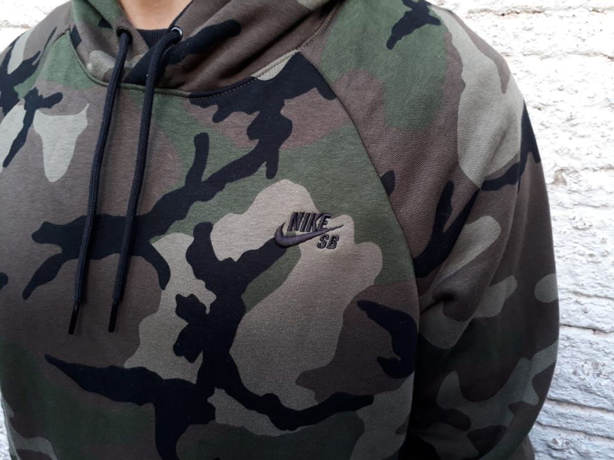 casaco nike sb camuflado