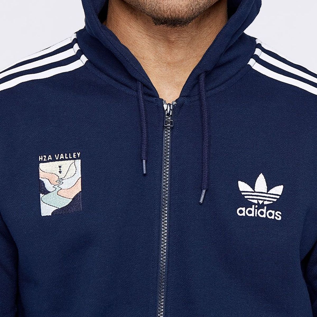 moletom masculino com ziper adidas