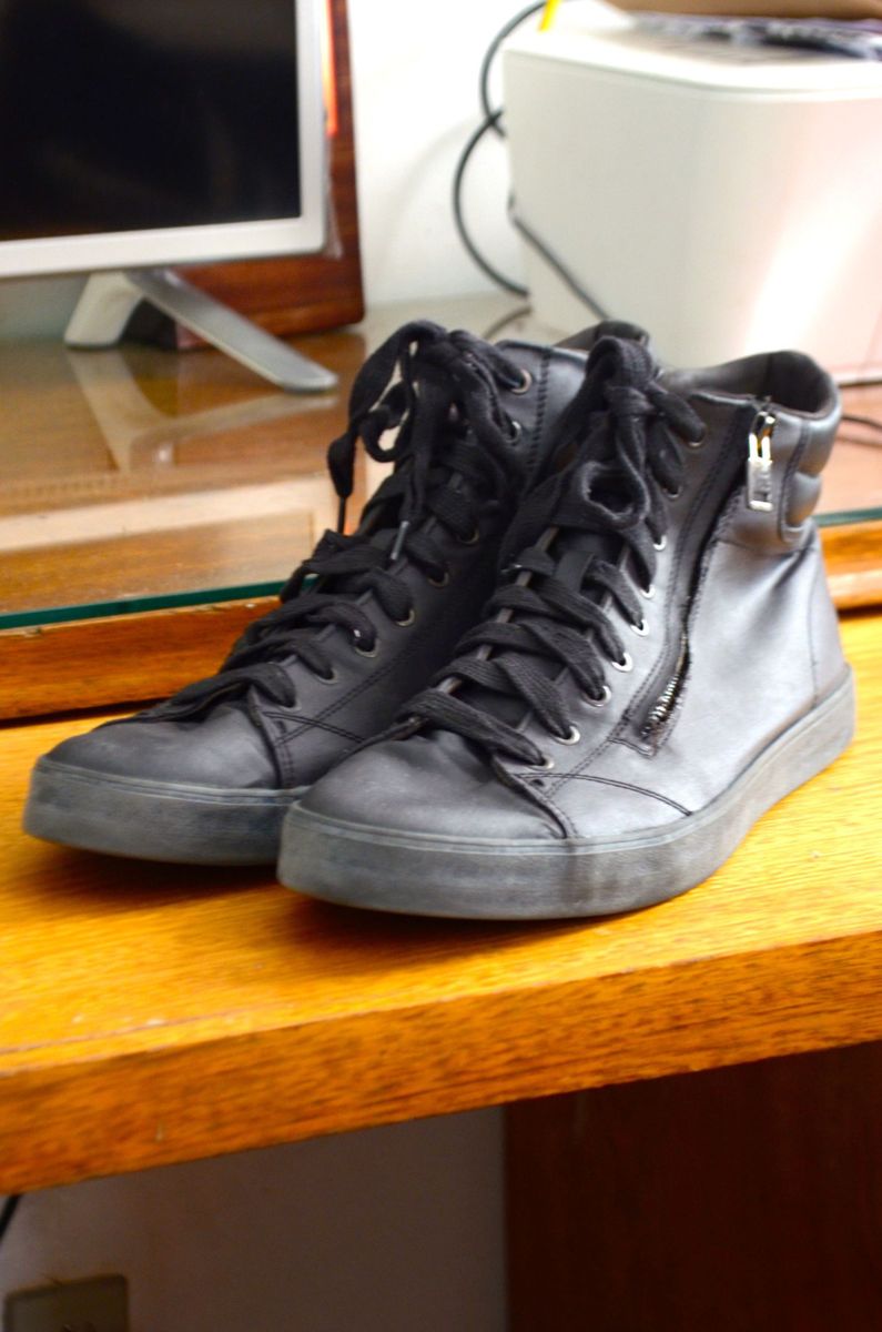 tenis zara masculino cano alto