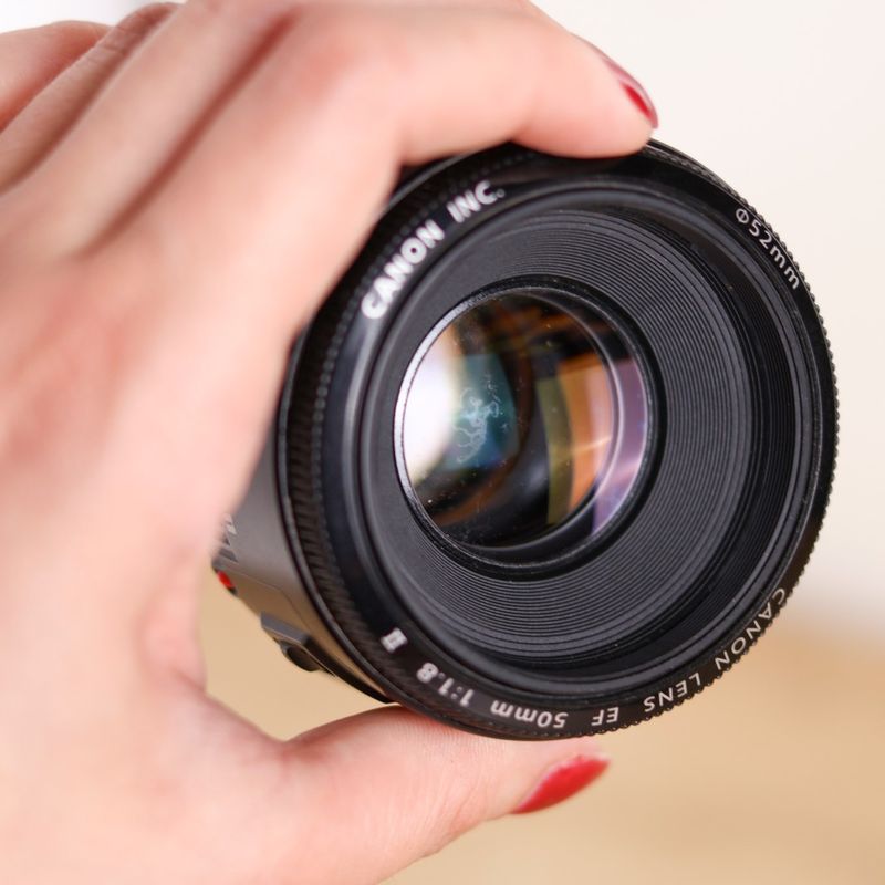 Canon Ef 50mm F/1.8 Ii com Defeito | Canon Usado 112102511
