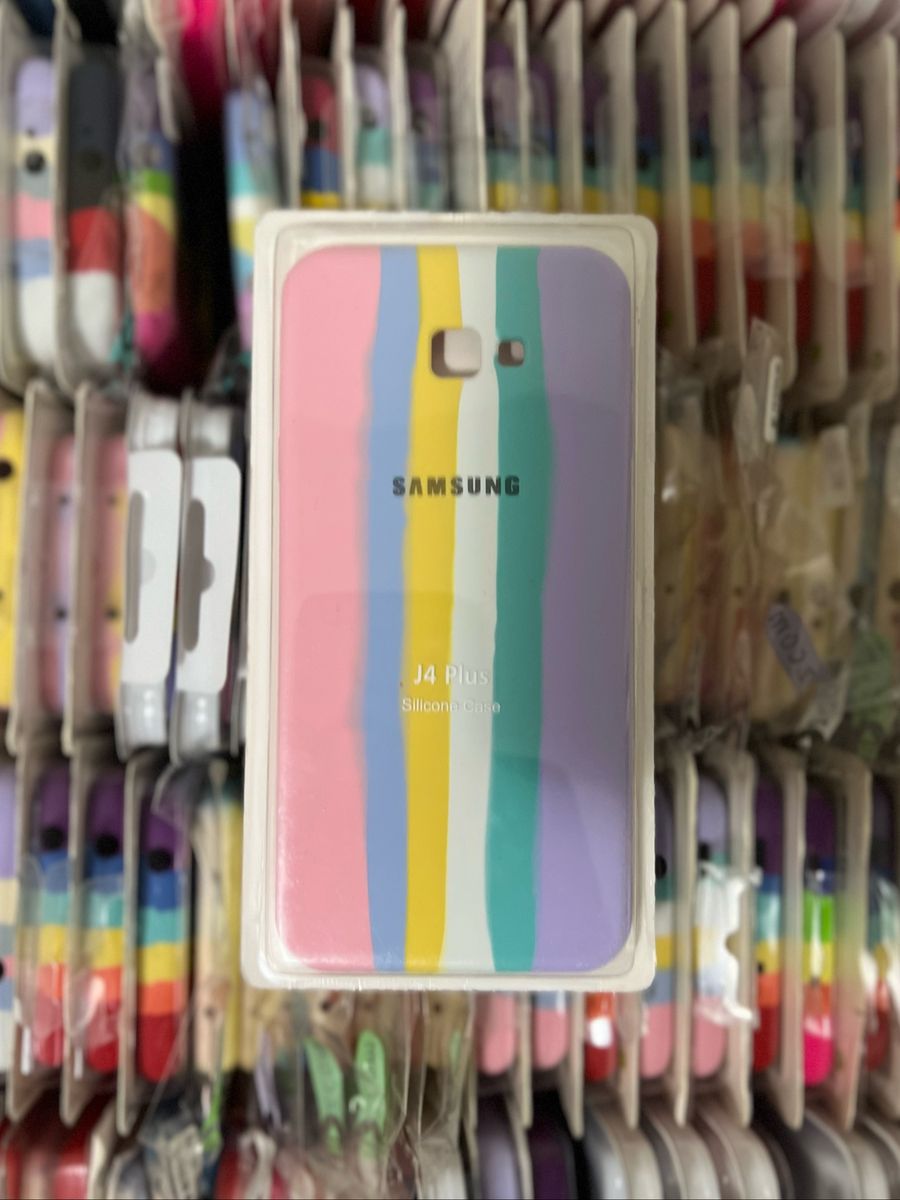 Capa Capinha Case De Silicone Arco Ris Candy Aveludada Cores