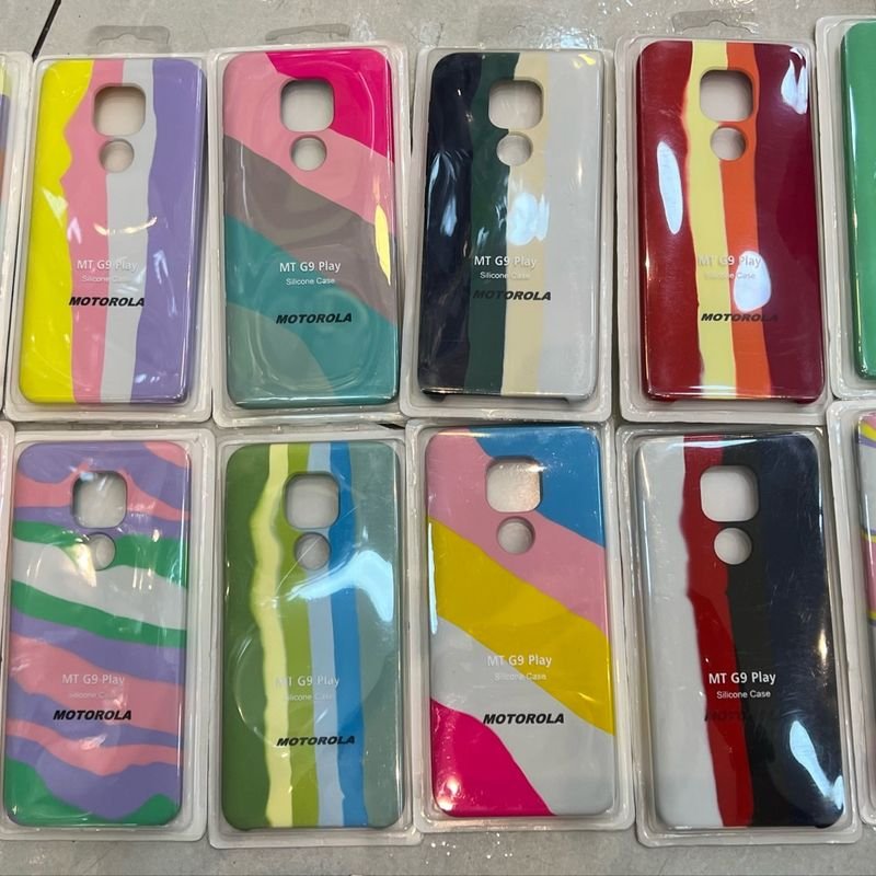 Capa Case Capinha Motorola Moto E4 Plus Arco Iris Azul em Promoção na  Americanas