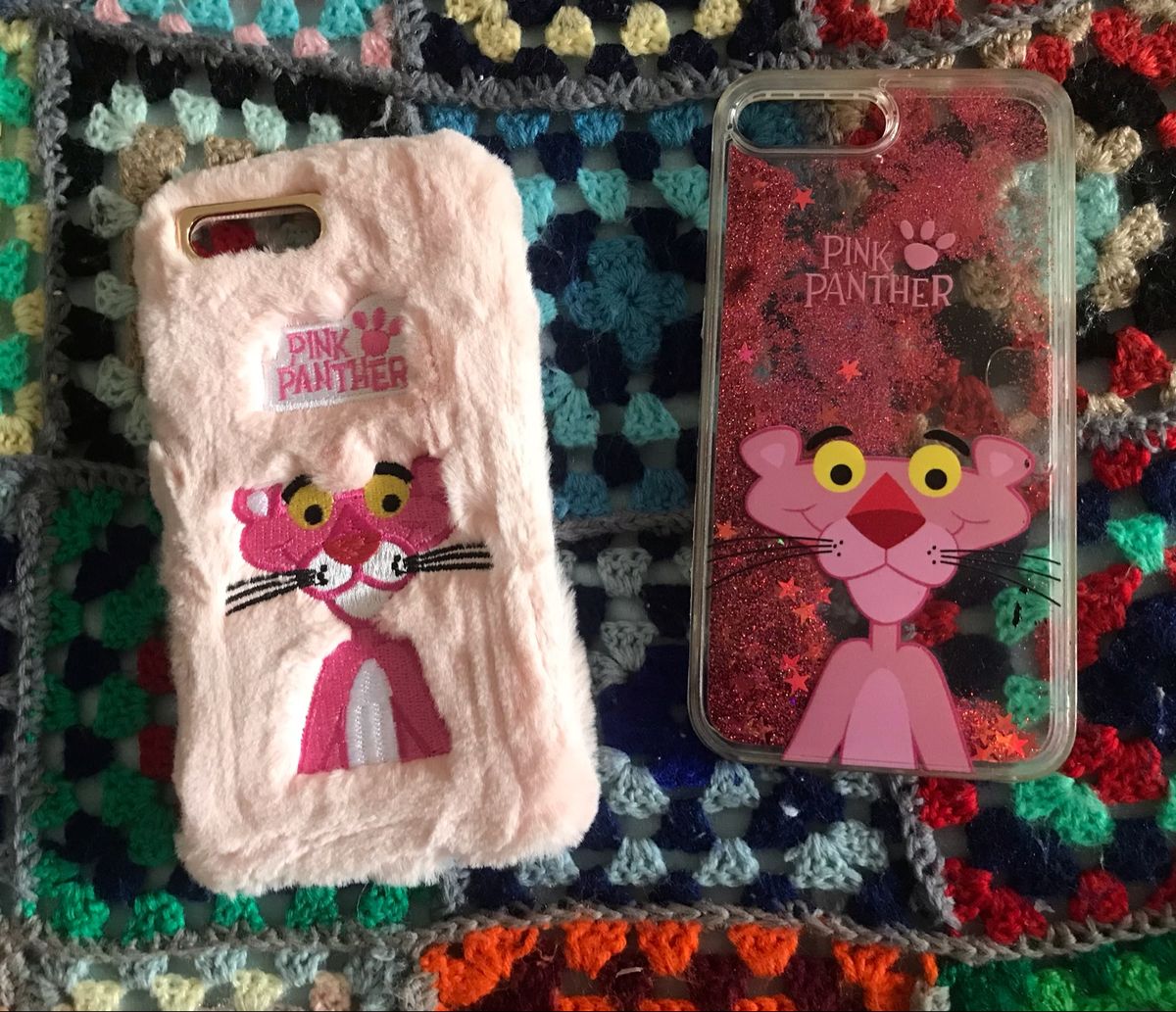 Capa Celular Pantera Cor de Rosa | Capinha Iphone Plus Nunca Usado ...