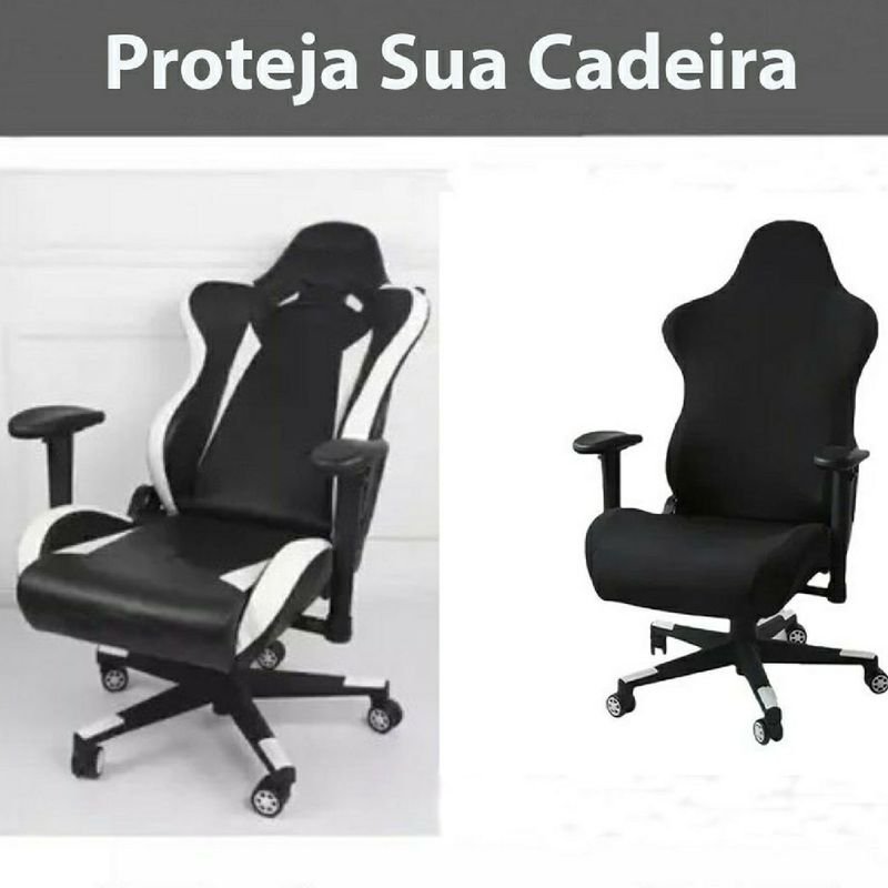 Capa de Cadeira Gamer Protetora | Cadeira Fashion Welsch Nunca Usado  53001625 | enjoei