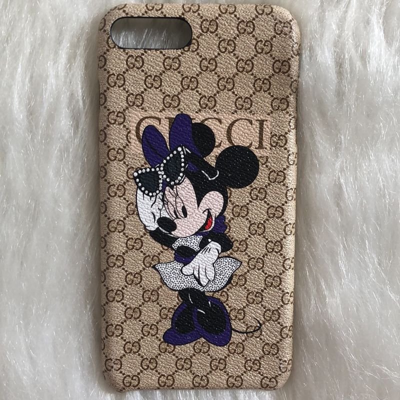 Case grife capinha IPhone 8 Plus Louis Vuitton gucci