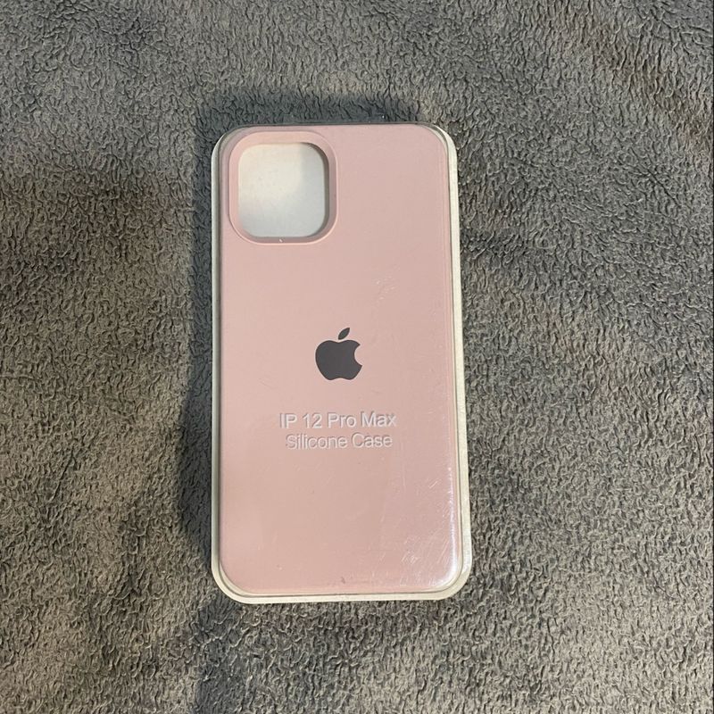 Capinha Iphone 12 Pro Max Rosa Bebê Iphone Nunca Usado 79564517