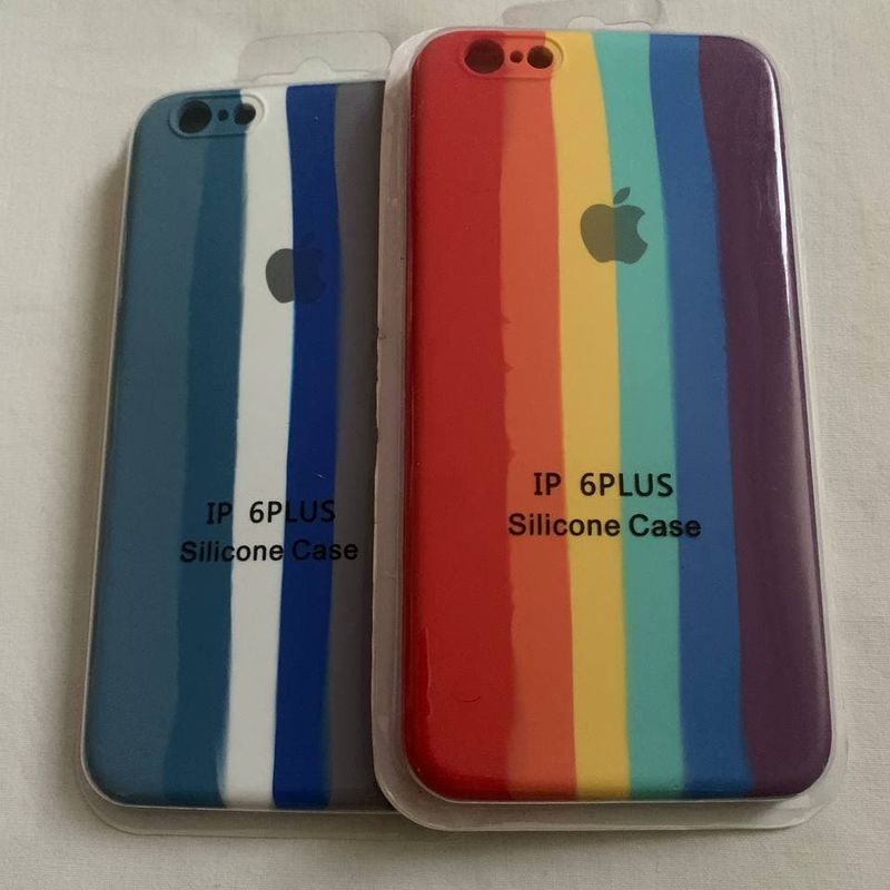 capa capinha case iPhone 6/6s com logo aveludada