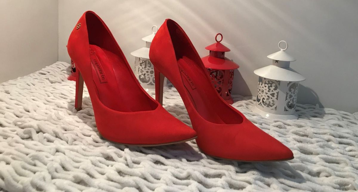 scarpin vermelho capodarte
