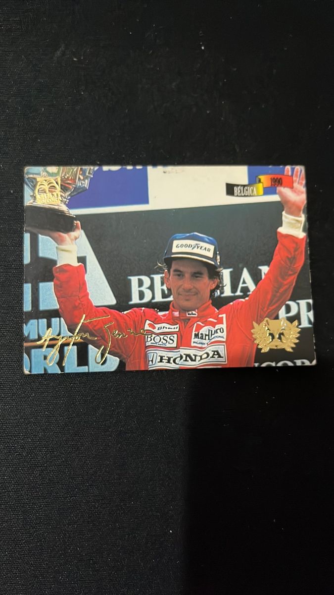 Card Ayrton Senna | Produto Vintage e Retro Usado 87154021 | enjoei