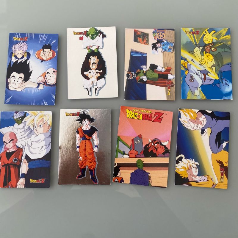 Card de Coleção - Lote de 8 Cards Dragon Ball Z - Antigos