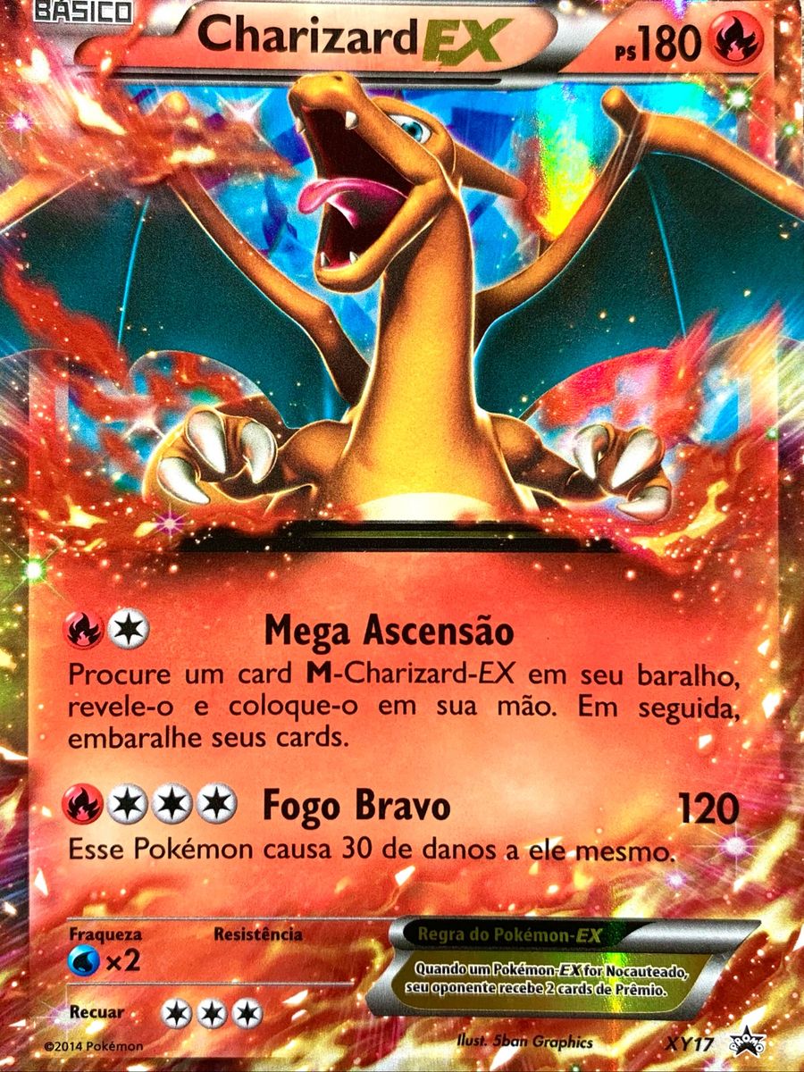 Carta Pokemon Charizard Ex | Produto Masculino Copag Nunca Usado 80153332 |  enjoei