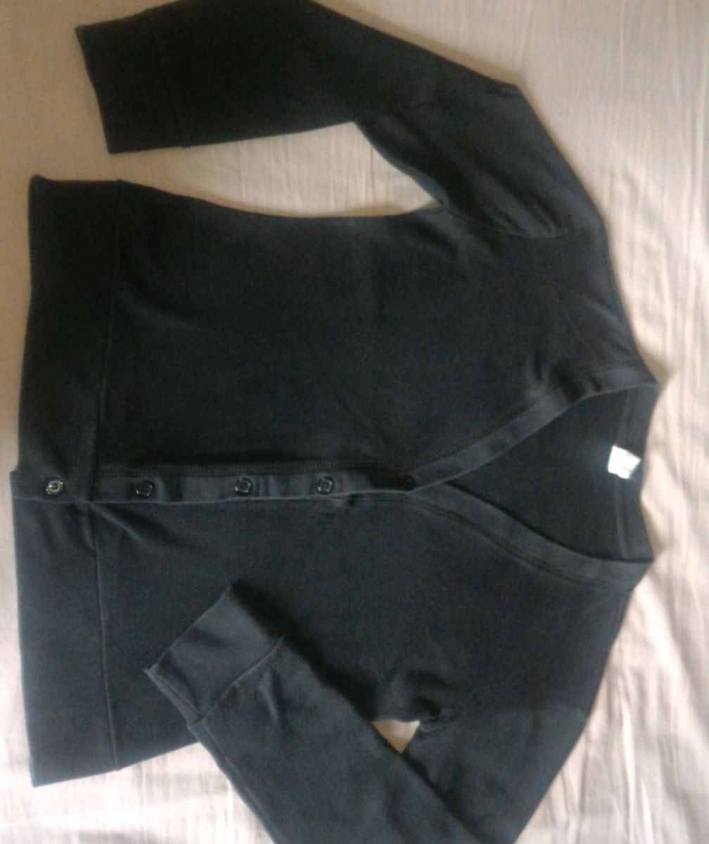 cardigã preta - blusas sem marca