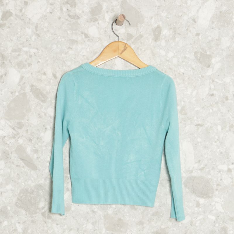 Cardigan Azul Supre Supre Usado 104123110 enjoei