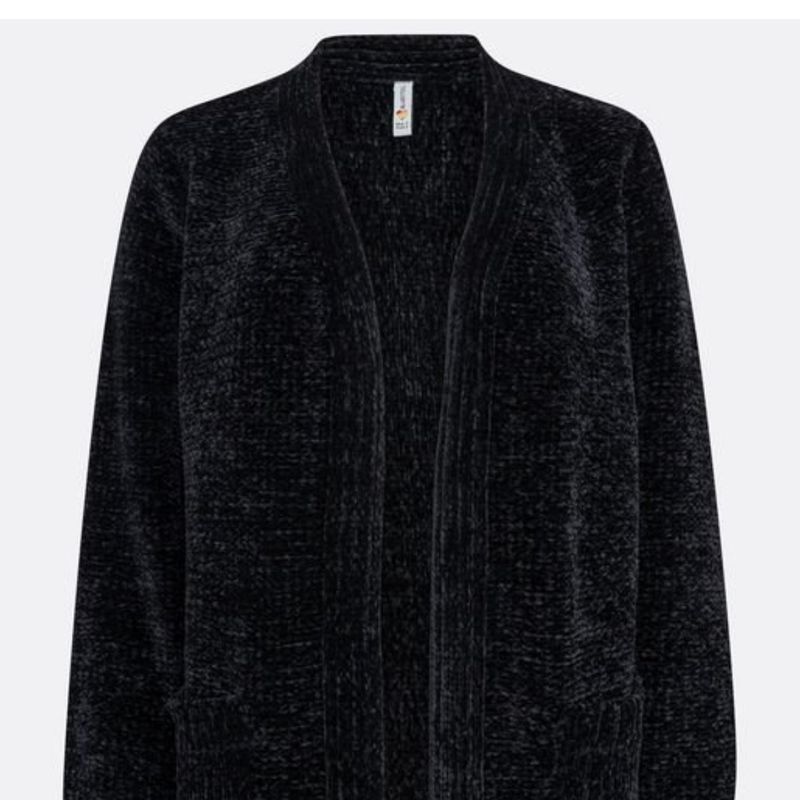 Cardigan Chenille Preto | Renner - Blue Steel Usado 104239558 | enjoei