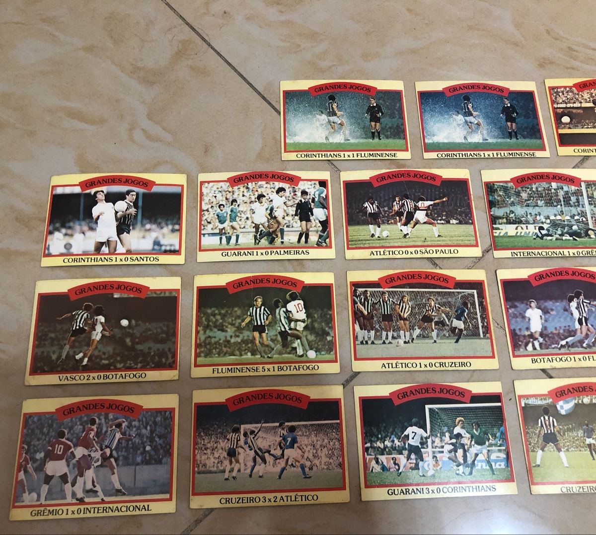 Cards De Futebol Ping Pong Grandes Jogos Futebol Cards De Colecionador Produto Vintage E