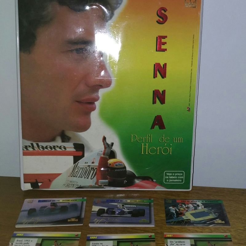Cards: Perfil de Um Herói. Ayrton Senna | Livro Multi-Editora