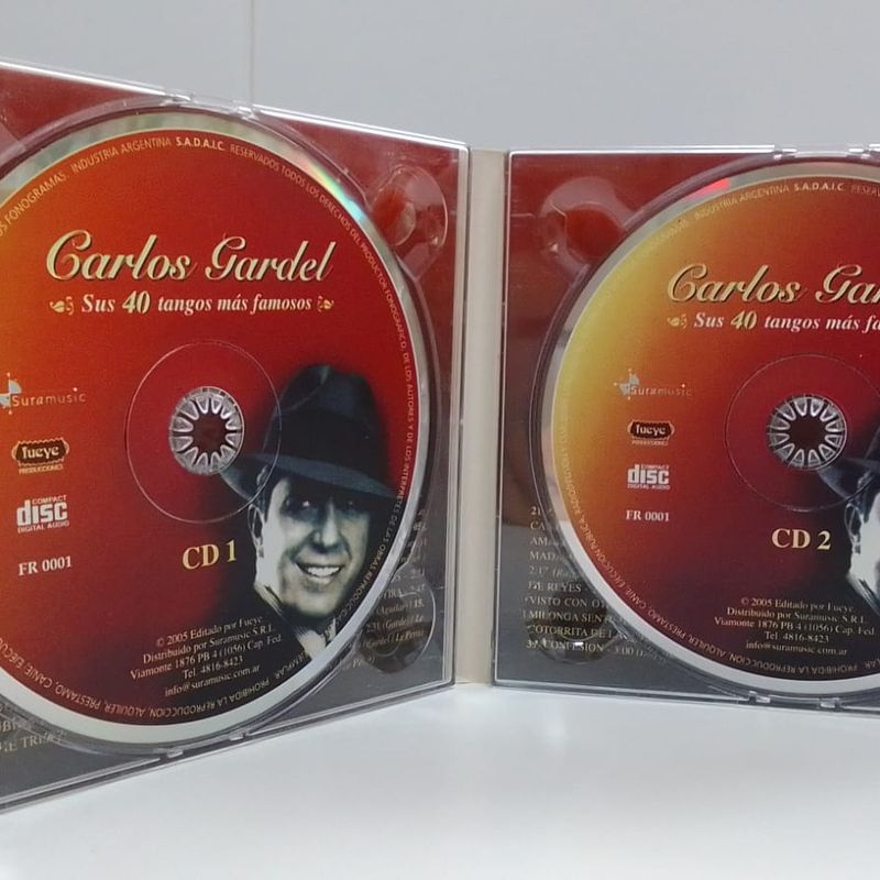 Carlos Gardel Tangos Cd Duplo | Produto Importado Da