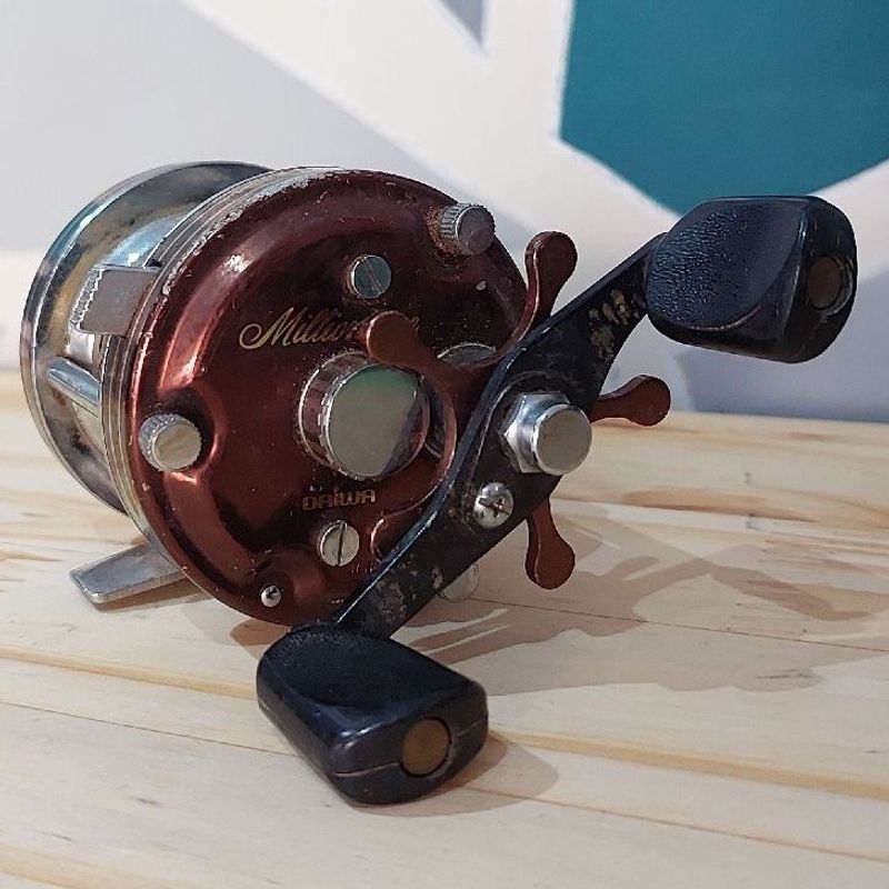 Carretilha Daiwa Millionaire 5hs Japonesa Marrom Hi Speed 2-Ball