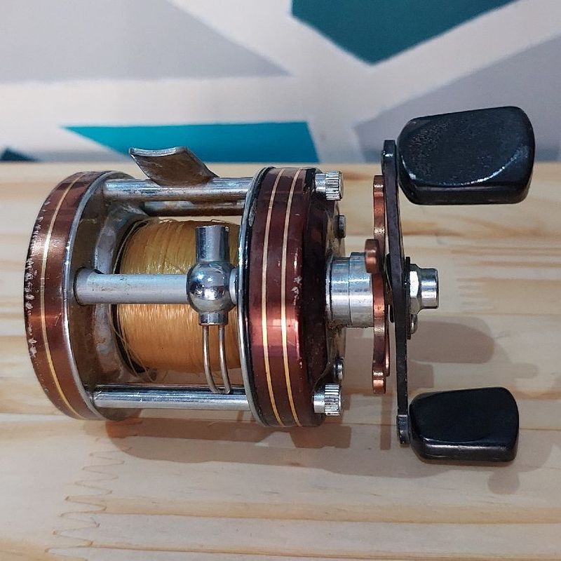 Carretilha Daiwa Millionaire 5hs Japonesa Marrom Hi Speed 2-Ball