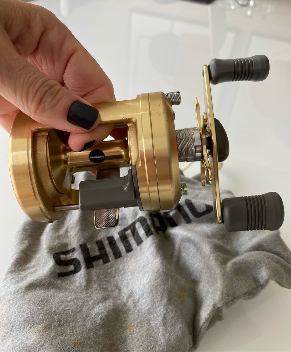 Carretilha Shimano Calcutta Item P Esporte E Outdoor Shimano Usado Enjoei